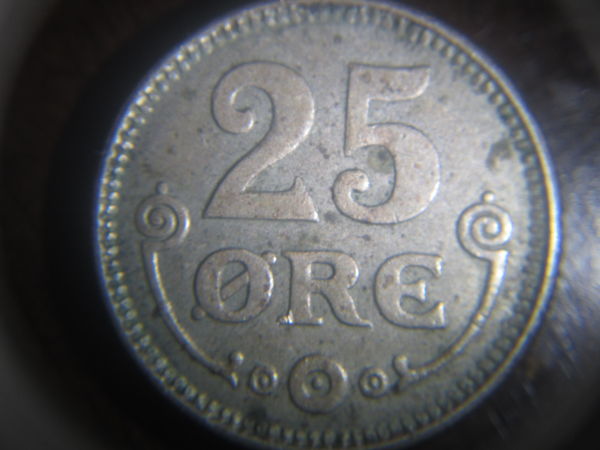 1922-Denmark-25-Ore-And-1827-Mexico-1-Real