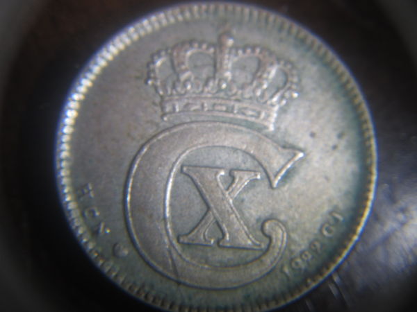 1922-Denmark-25-Ore-And-1827-Mexico-1-Real
