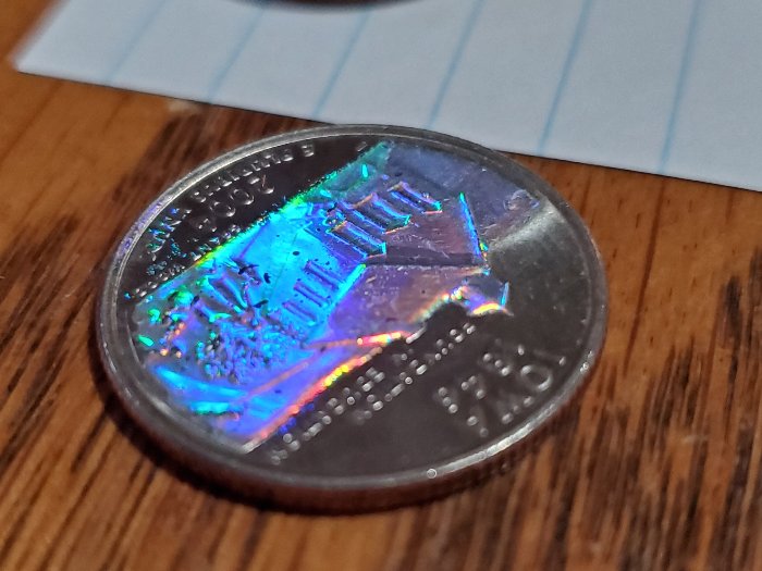 Iowa-Quarter-With-Rainbow-On-The-Iowa-Emblem?