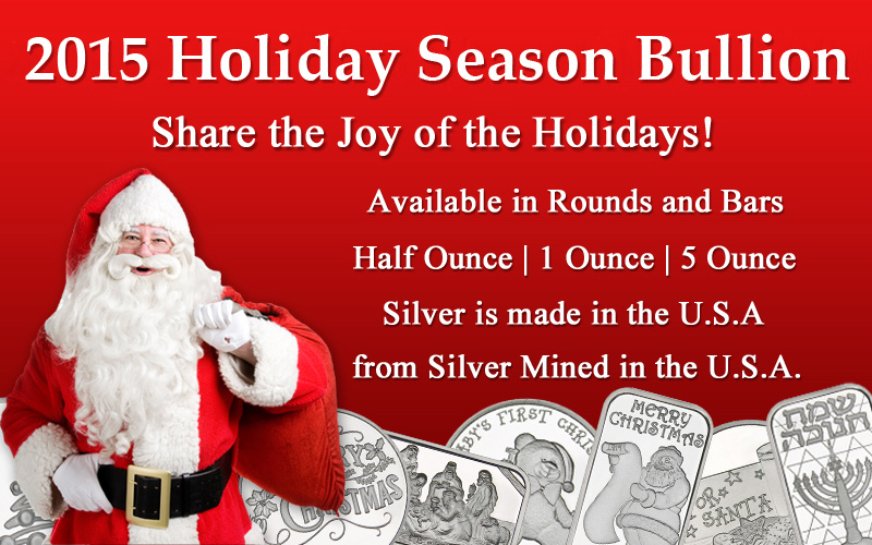 Free-Shipping-On-2015-Holiday-Silver-Bullion!