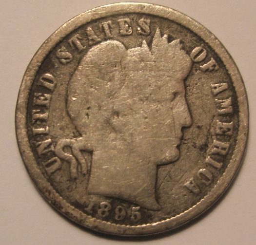 1895-O-Barber-Dime,-The-Last-Hole!
