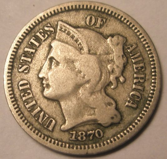 1870-3-Cent-For-Grading