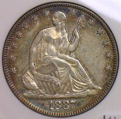 1887-Seated-Liberty-Half-Dollar-For-Grading