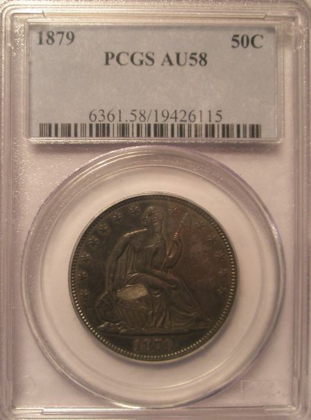 1879-Seated-Liberty-Half-Dollar-For-Grading