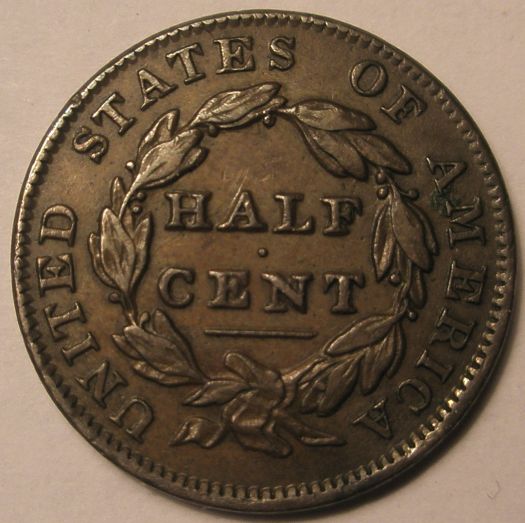 1835-Half-Cent