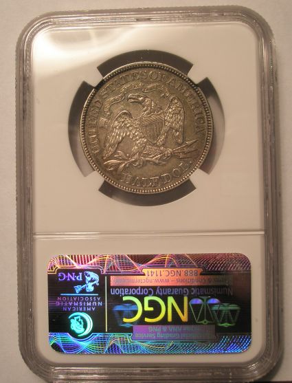 1867-Seated-Liberty-Half-Dollar-For-Grading