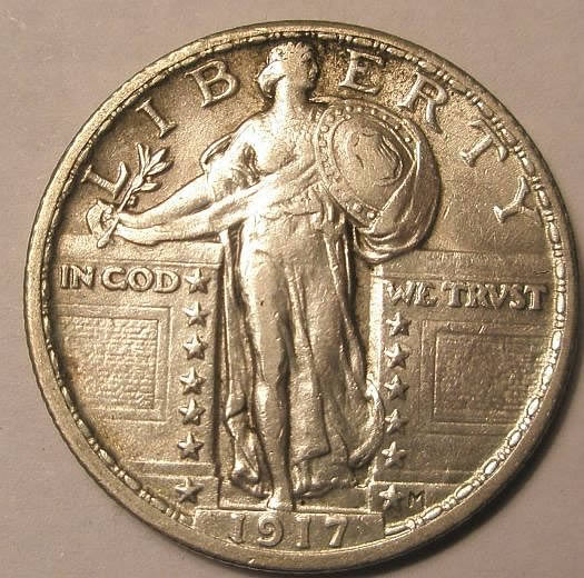 1918-Stdng.-Librty-Quarter-Missing/Shifted-Obverse-Features?