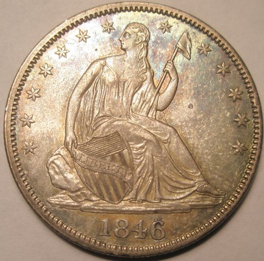 1846-Seated-Liberty-Half-Dollar-Med-Date-For-Grading