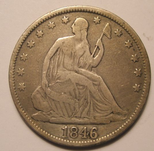 1846-Seated-Liberty-Half-Dollar-Med-Date-For-Grading