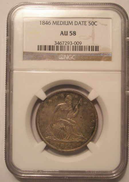 1846-Seated-Liberty-Half-Dollar-Med-Date-For-Grading