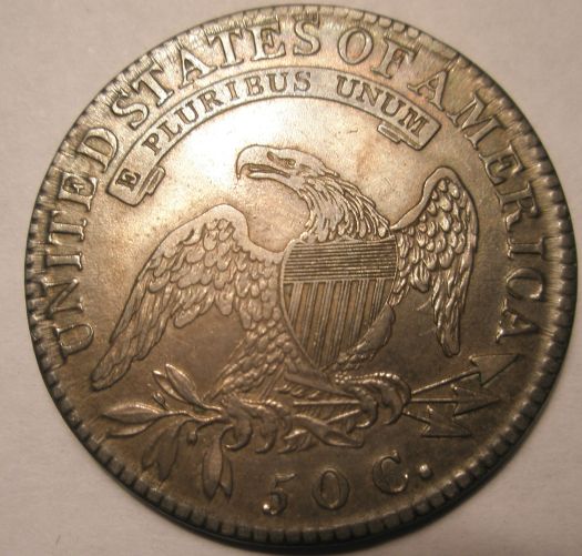 1818-Capped-Bust-Half-Dollar-With-Obverse-Die-Clash