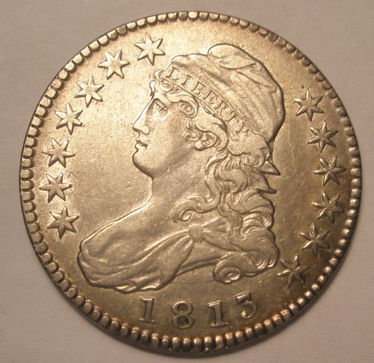 1813-Capped-Bust-Half-Dollar-For-Grading