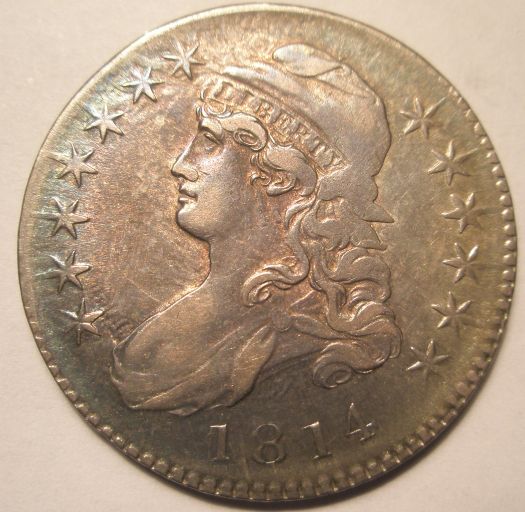 1814-Capped-Bust-Half-Dollar-For-Grading-&-Overton