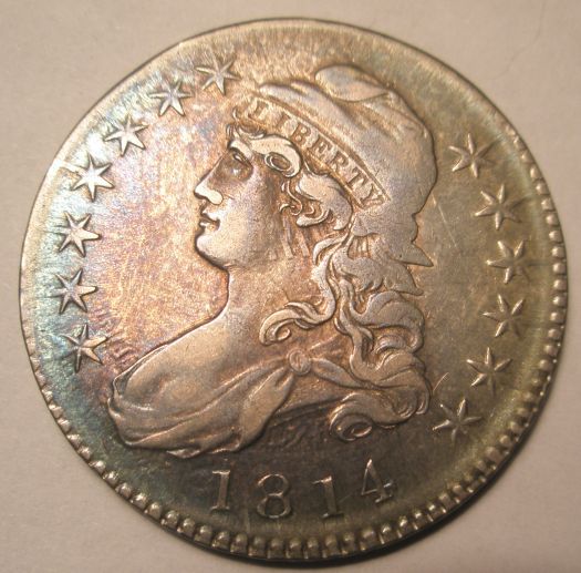 1814-Capped-Bust-Half-Dollar-For-Grading-&-Overton