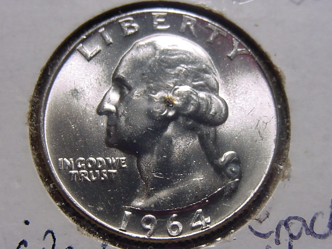 1964-D-Washington-Quarter-Gothic-Frankenstein-Golden-Ear-Look