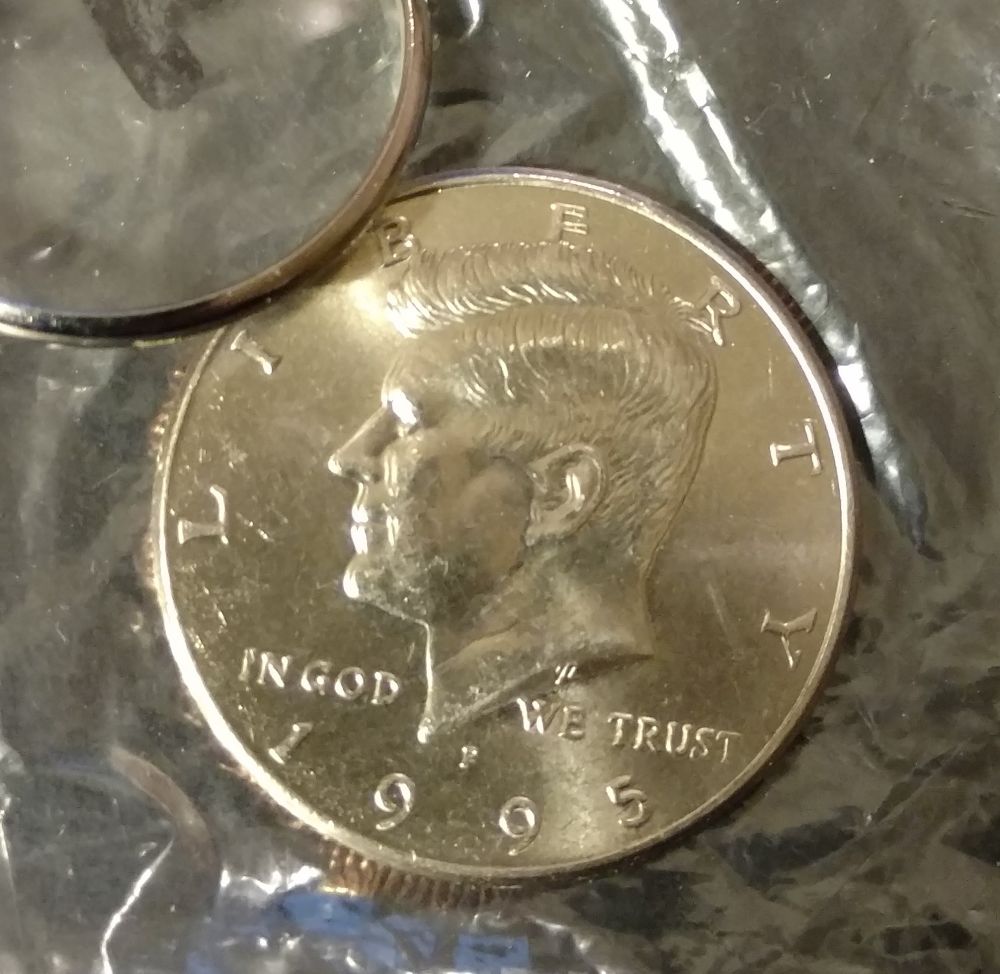 1995-P-Half-Dollar/New-Member,-With-Questions
