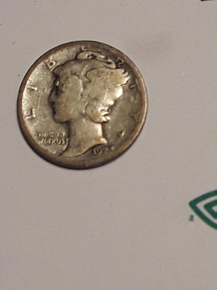 1920's-Dime,-A-Bit-Worn