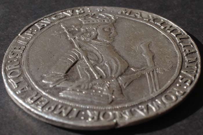 Habsburg-King-Maximilian-I-1486-1519-Guldiner-Hall-Tyrol