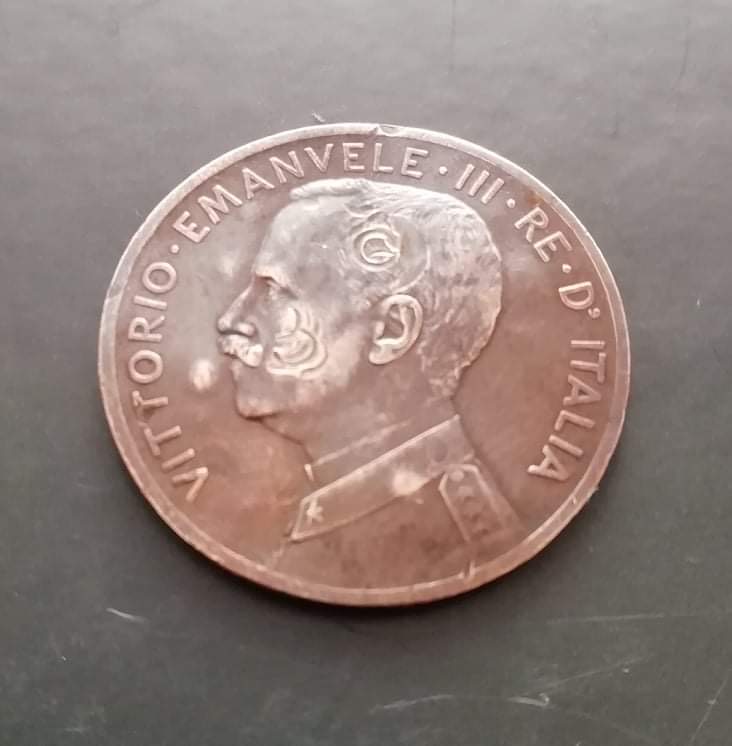 5-Cent-1909-Italia--Vittorio-Emanuele-III-Regno-D'italia--Error?