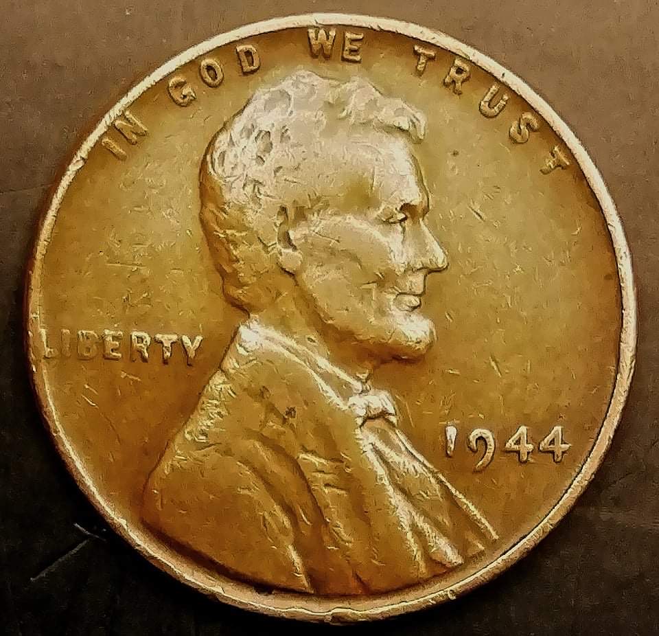 1944-Lincoln-Wheat-Cent:-Error-Coin-Or-Damaged?