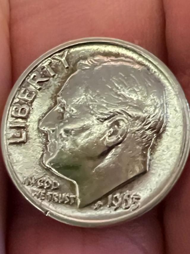 1965-Roosevelt-Dime-Kicked-Back-By-Coinstar