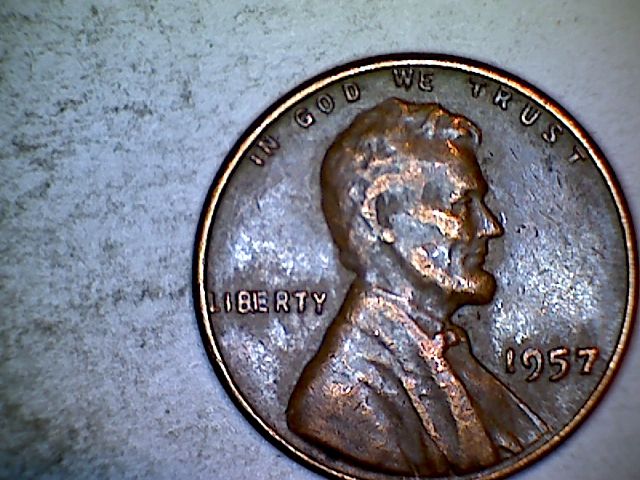 1957-Wheatpenny-Extra-I-In-'Libierty'