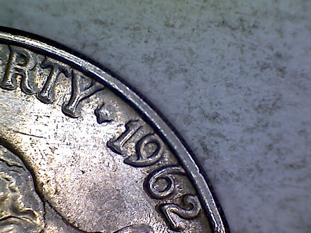 1962-Nickel,-Machine-Doubling-Or-Worn-Die?