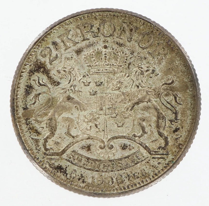 What-Causes-This-Kind-Of-Toning-On-Silver-And-Is-There-Luster-Under?-2-Kronor-1906