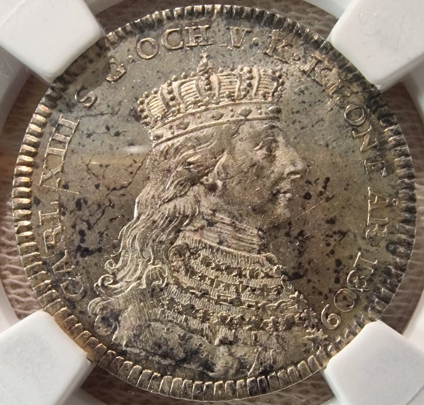 1/3-Riksdaler-1809-Sweden-Largesse--You-Vs-NGC-For-Fun-And-Learning