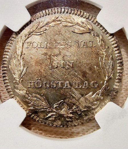 1/3-Riksdaler-1809-Sweden-Largesse--You-Vs-NGC-For-Fun-And-Learning