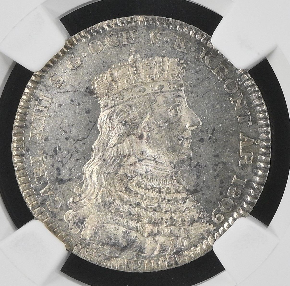 1/3-Riksdaler-1809-Sweden-Largesse--You-Vs-NGC-For-Fun-And-Learning