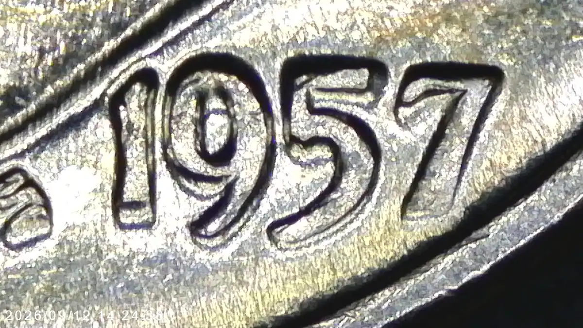 1957-D-Roosevelt-Dime-10c---Possible-DDO-Or-Machine-Doubling?