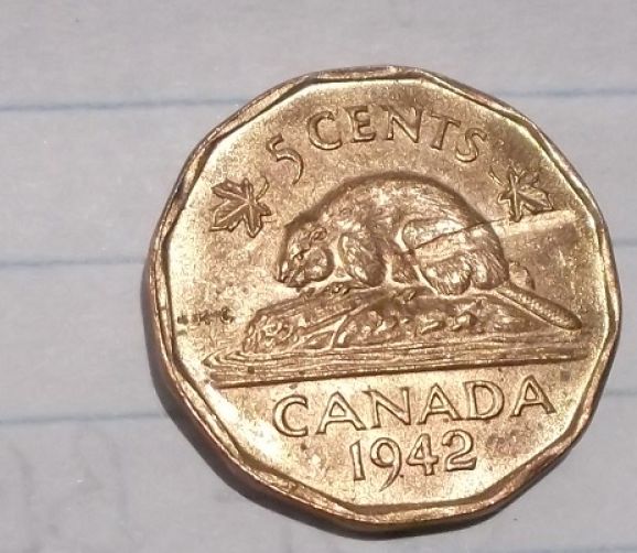 5-Cents-1942-Planchet-Flaw-Or-PMD