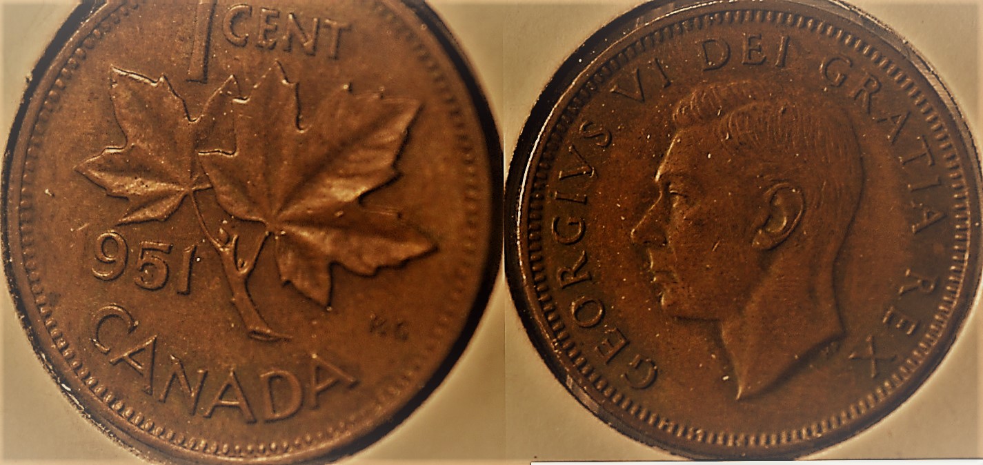 1-Cent-1951-Weak/Fade-Digit