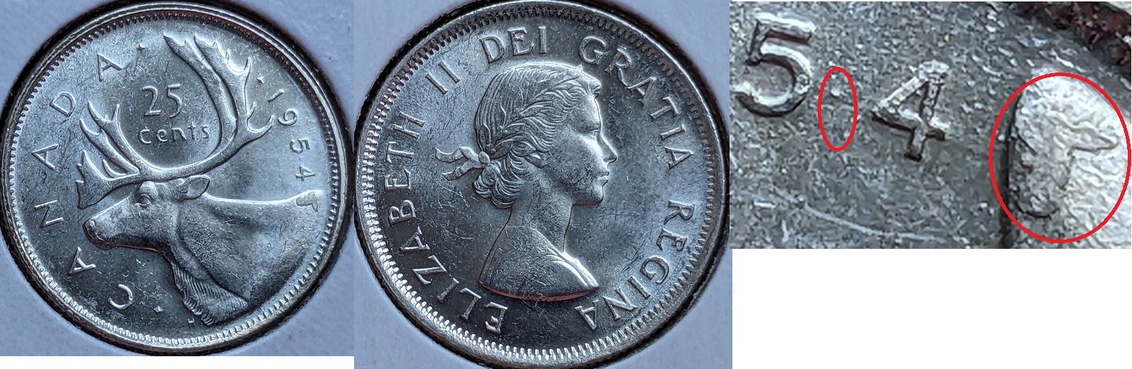25-Cents-1954-Dot-And-Lamination