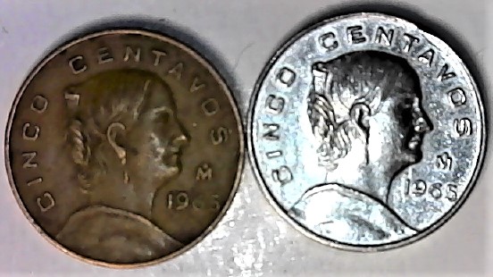 1965-Mexican-5-Centavo-Coin,-Error-Or-Not-An-Error