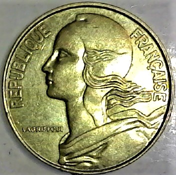 Did-Someone-Gold-Plate-Hale-This-French-20-Centimes-Coin?