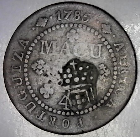 1785-1/4-Macuta-From-Angola
