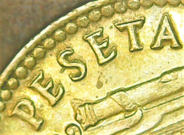 Spain---1975-1-Peseta-DD-Or-Just-Worn-Die?