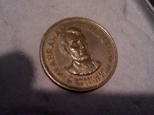 Lincoln-Coin-Found,-Identity?-Id:-Commemorative-Medal-From-American-President-Series