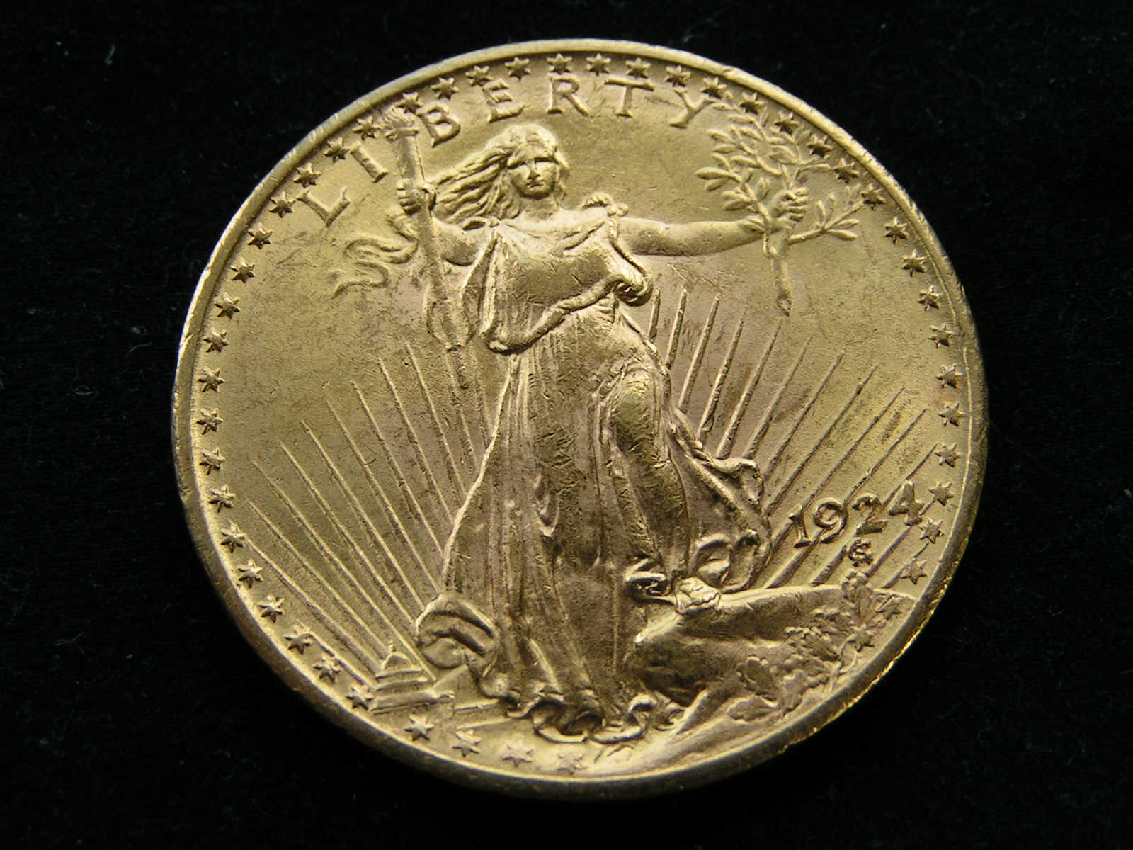 1903-S-Liberty,-1924-St.-Gauden-$20-Gold