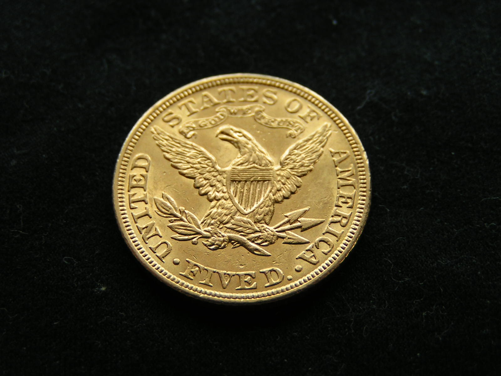 Gold-Type-Set-$1-1853,-$1-1856,-$2.50-1903,-$5-1907,-$10-1894,-$20-1907-D