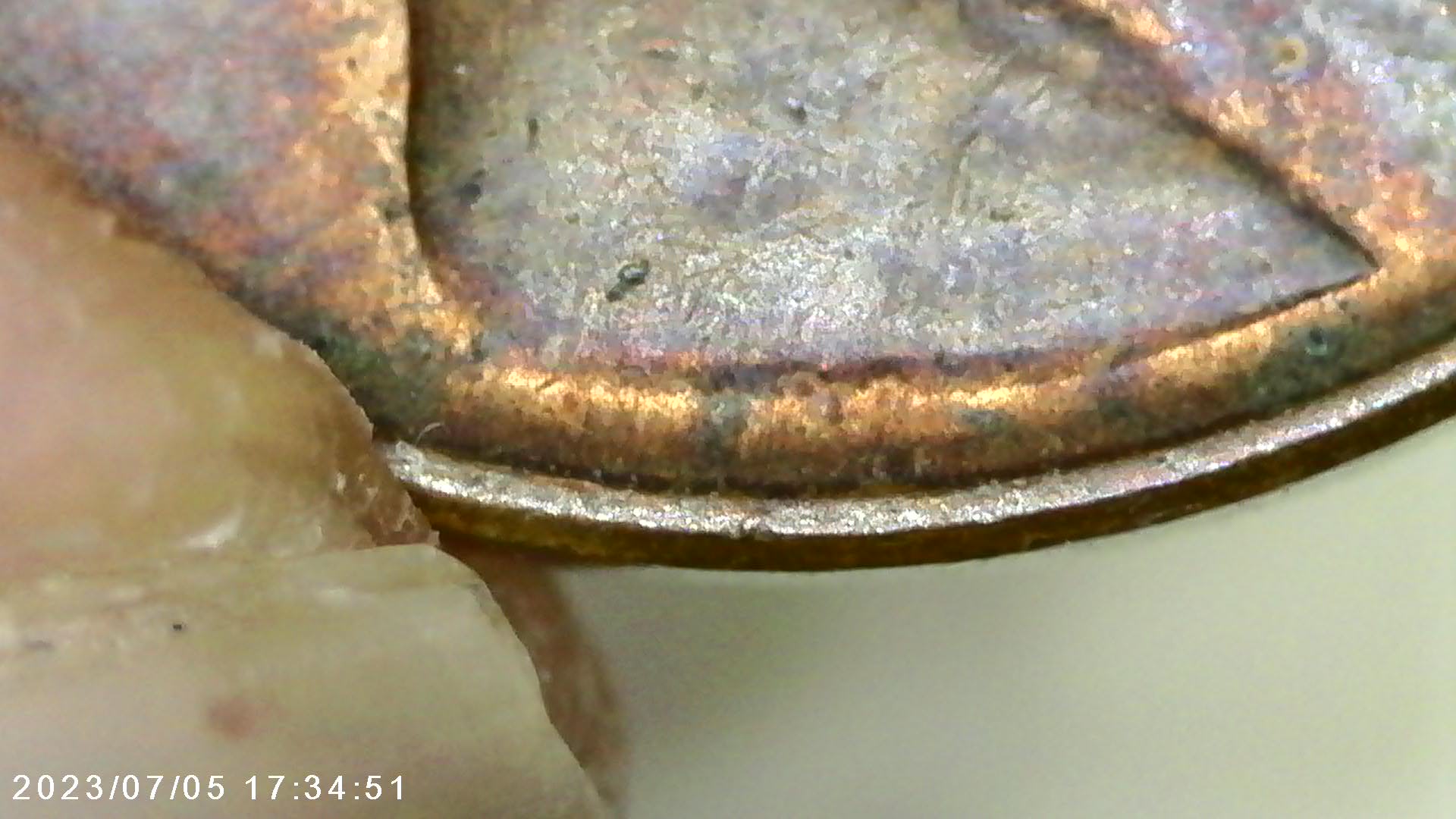 1955-D-Lincoln-Cent-No-VDB,-Filled-First-5,-Die-Break-Reverse