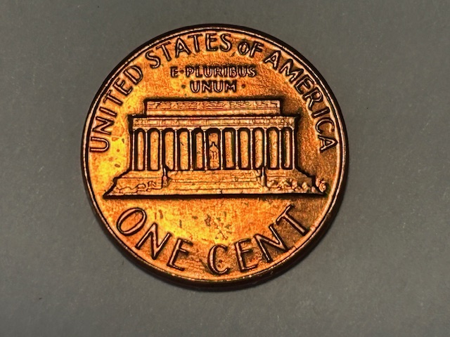 1982-D-Small-Date-Zinc-Lincoln-Cente-Die-Gouge-And-Raised-Dots