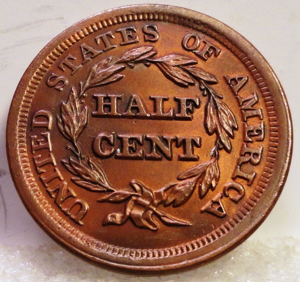 Would-This-1853-Half-Cent-Make-MS-63-RB-At-NGC?