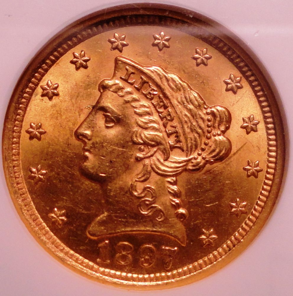 1897-Philadelphia-Mint-Set-With-Gold