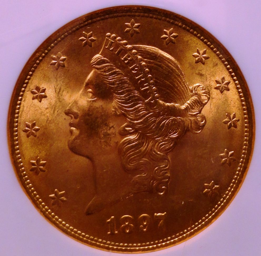 1897-Philadelphia-Mint-Set-With-Gold