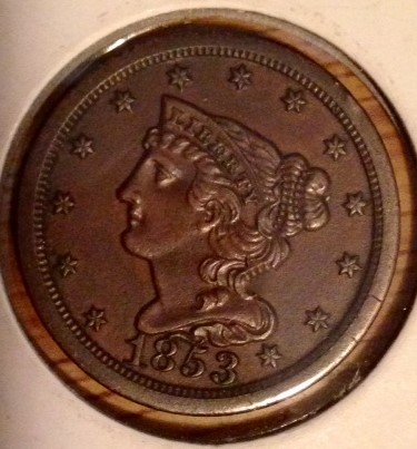 1853-Half-Cent