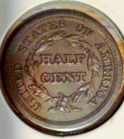 1853-Half-Cent