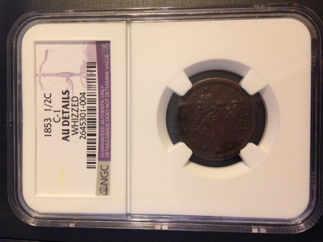 1853-Half-Cent